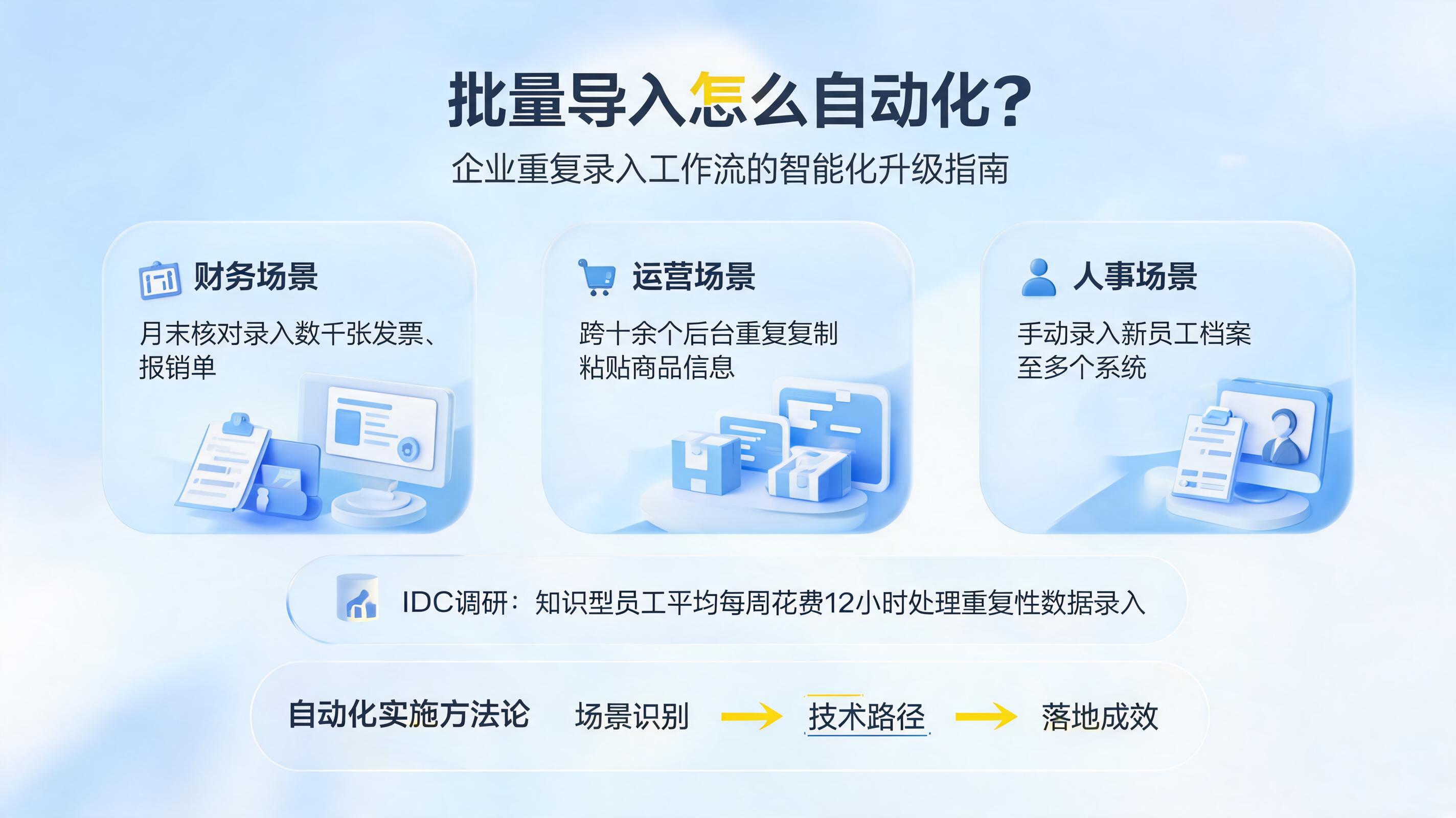 批量导入怎么自动化？企业重复录入工作流的智能化升级指南