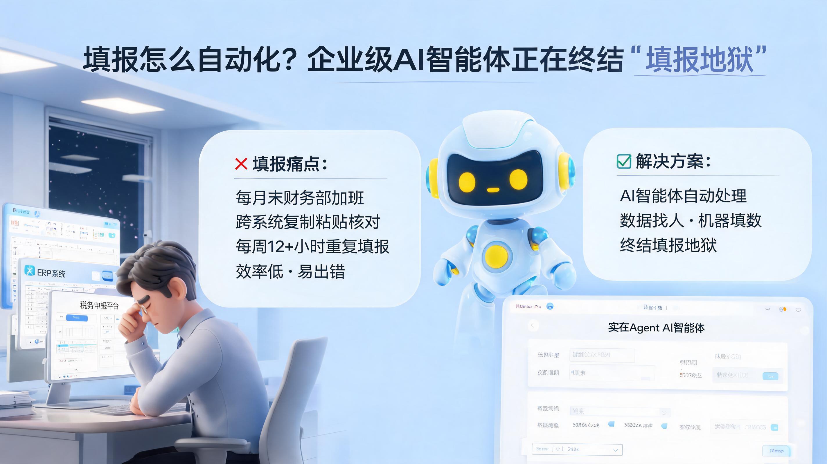 填报怎么自动化？企业级AI智能体正在终结“填报地狱”