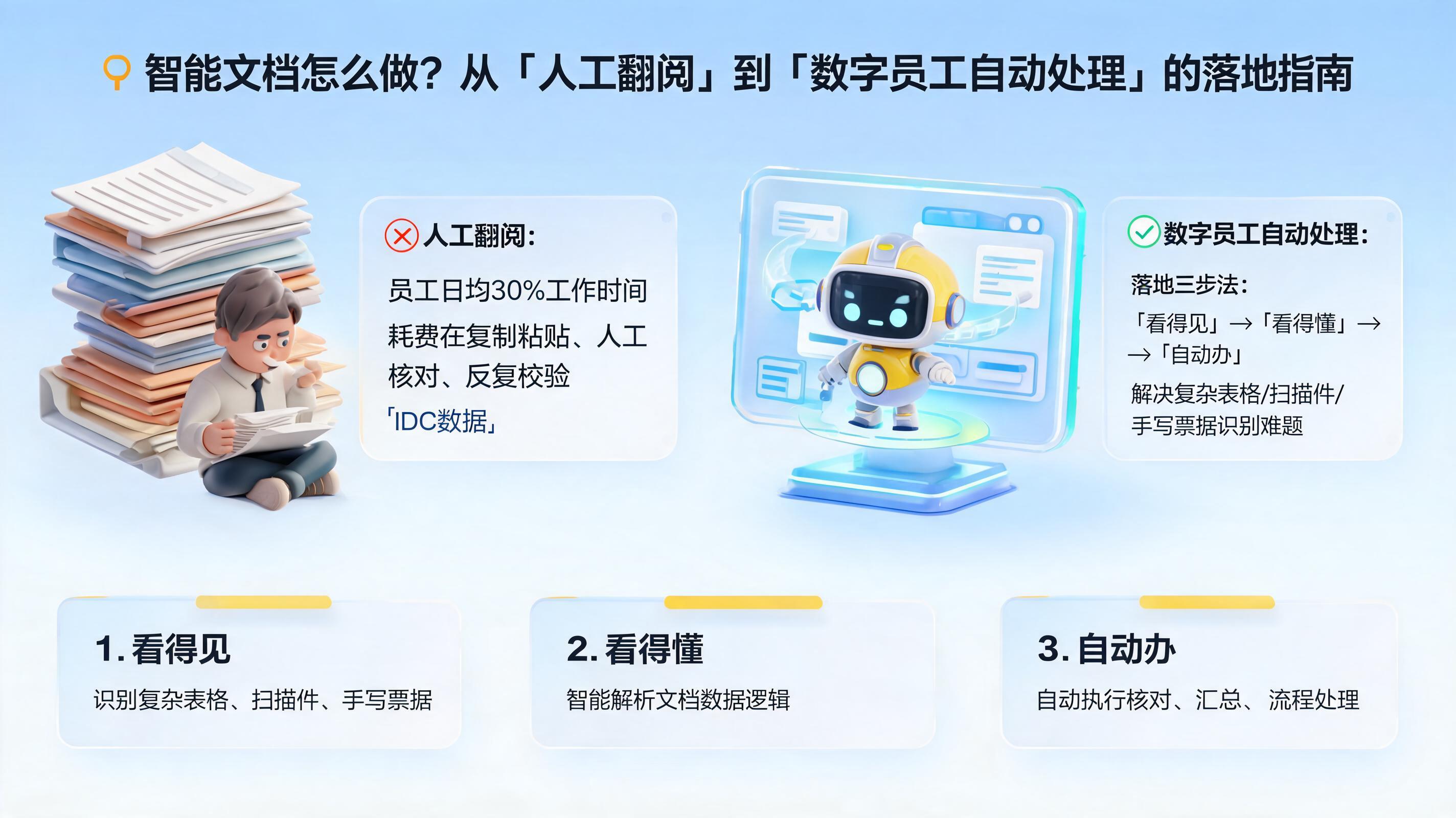 智能文档怎么做?从“人工翻阅”到“数字员工自动处理”的落地指南