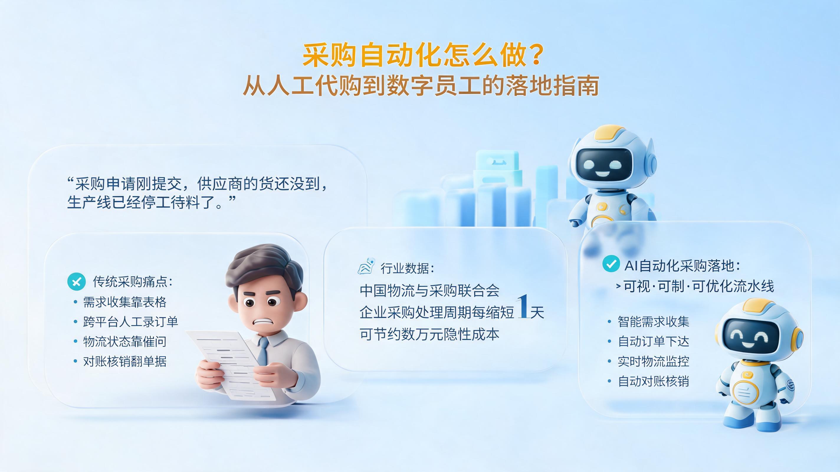 采购自动化怎么做?从人工代购到数字员工的落地指南