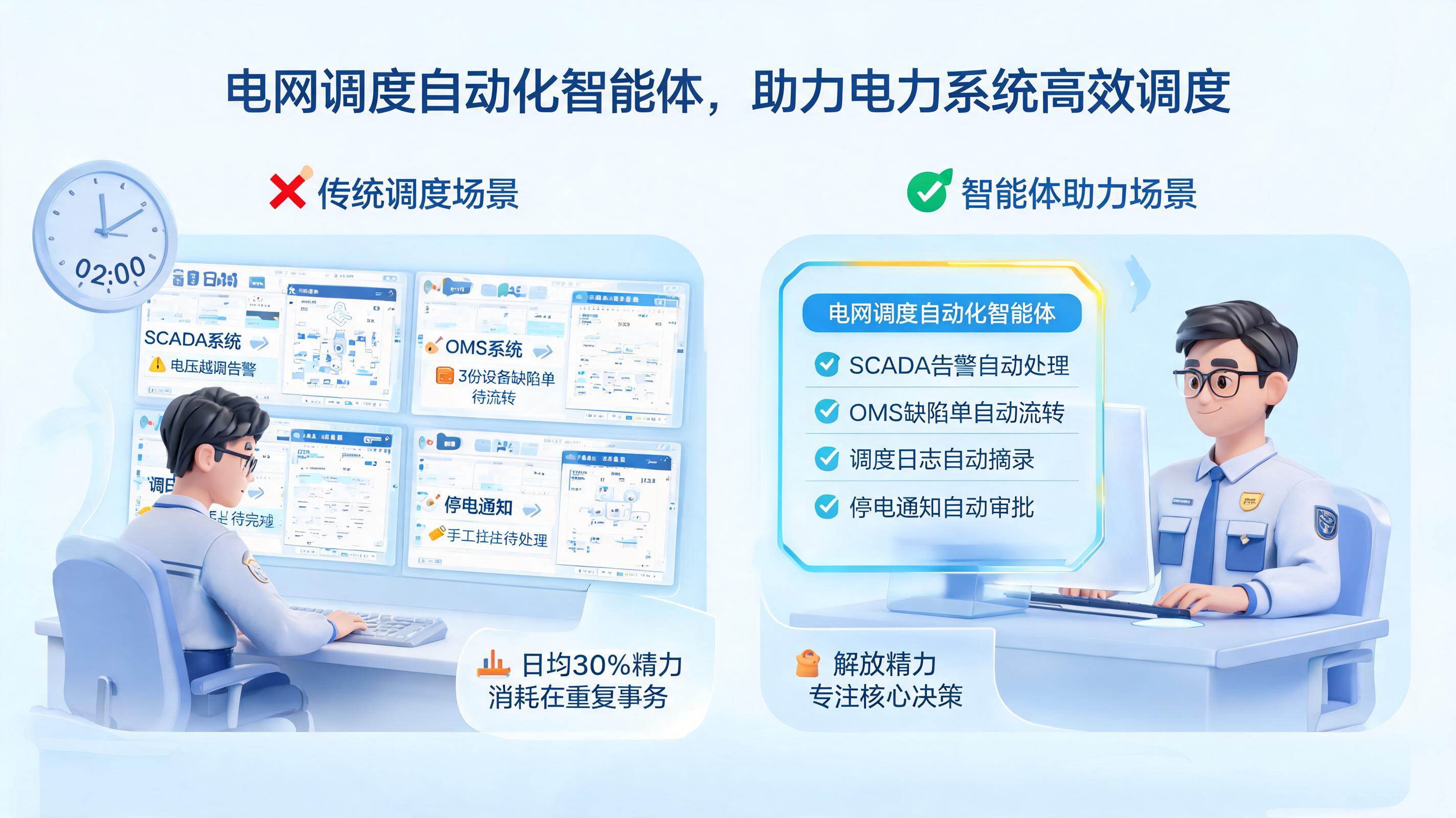 电网调度自动化智能体,助力电力系统高效调度