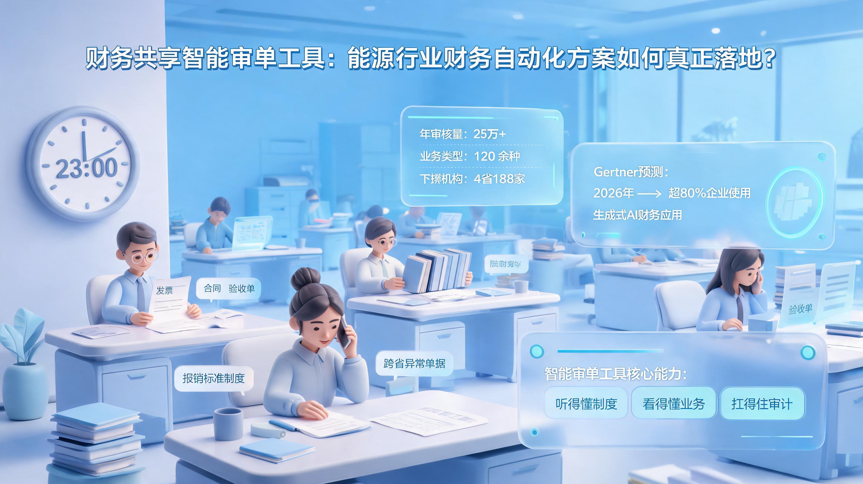 财务共享智能审单工具：能源行业财务自动化方案如何真正落地？_图1