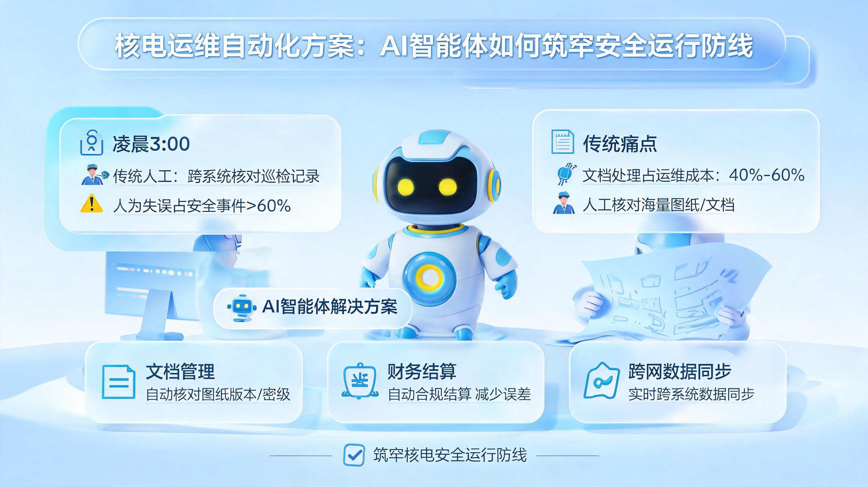 核电运维自动化方案:AI智能体如何筑牢安全运行防线