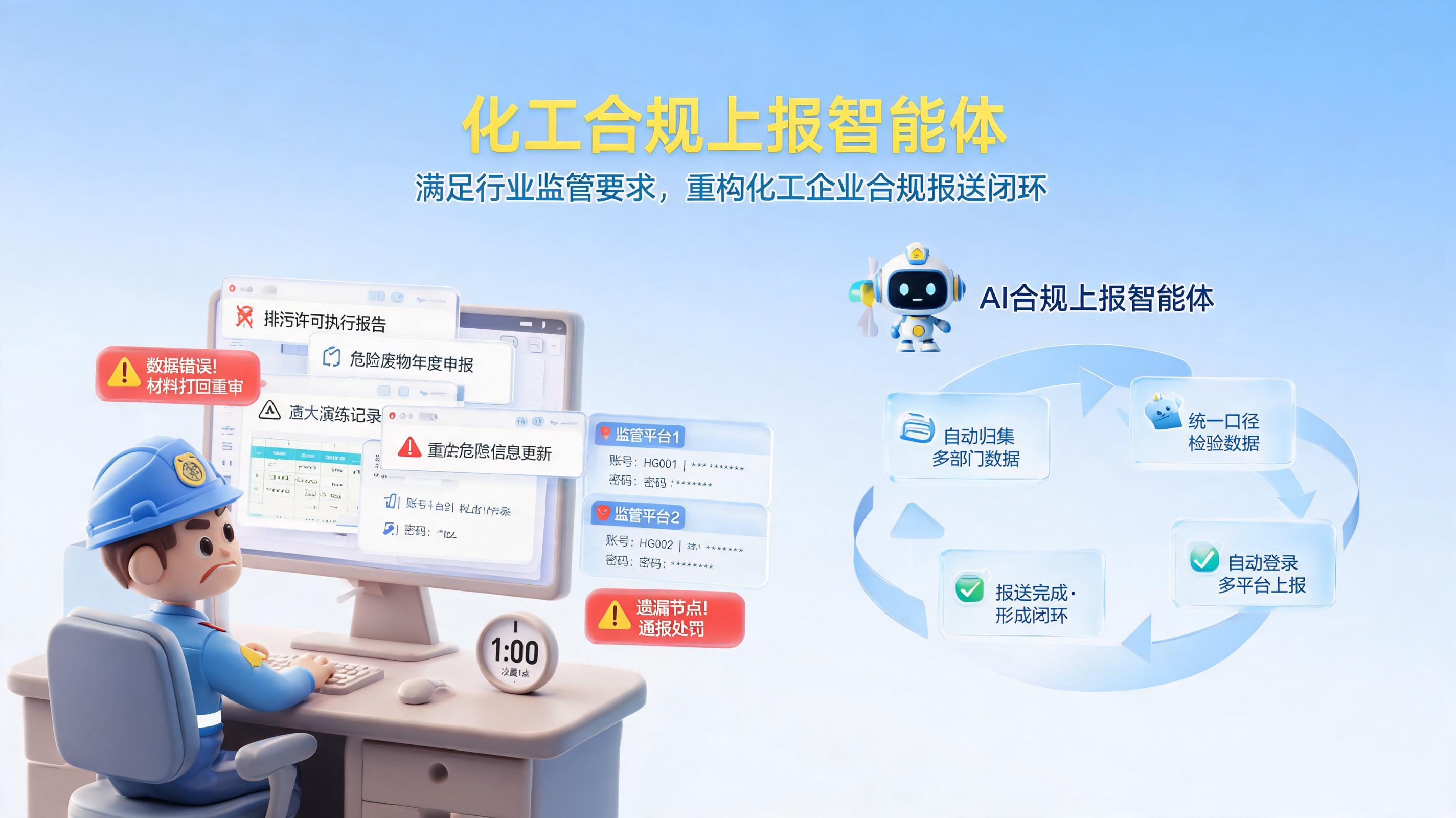 化工合规上报智能体：满足行业监管要求，重构化工企业合规报送闭环_图1