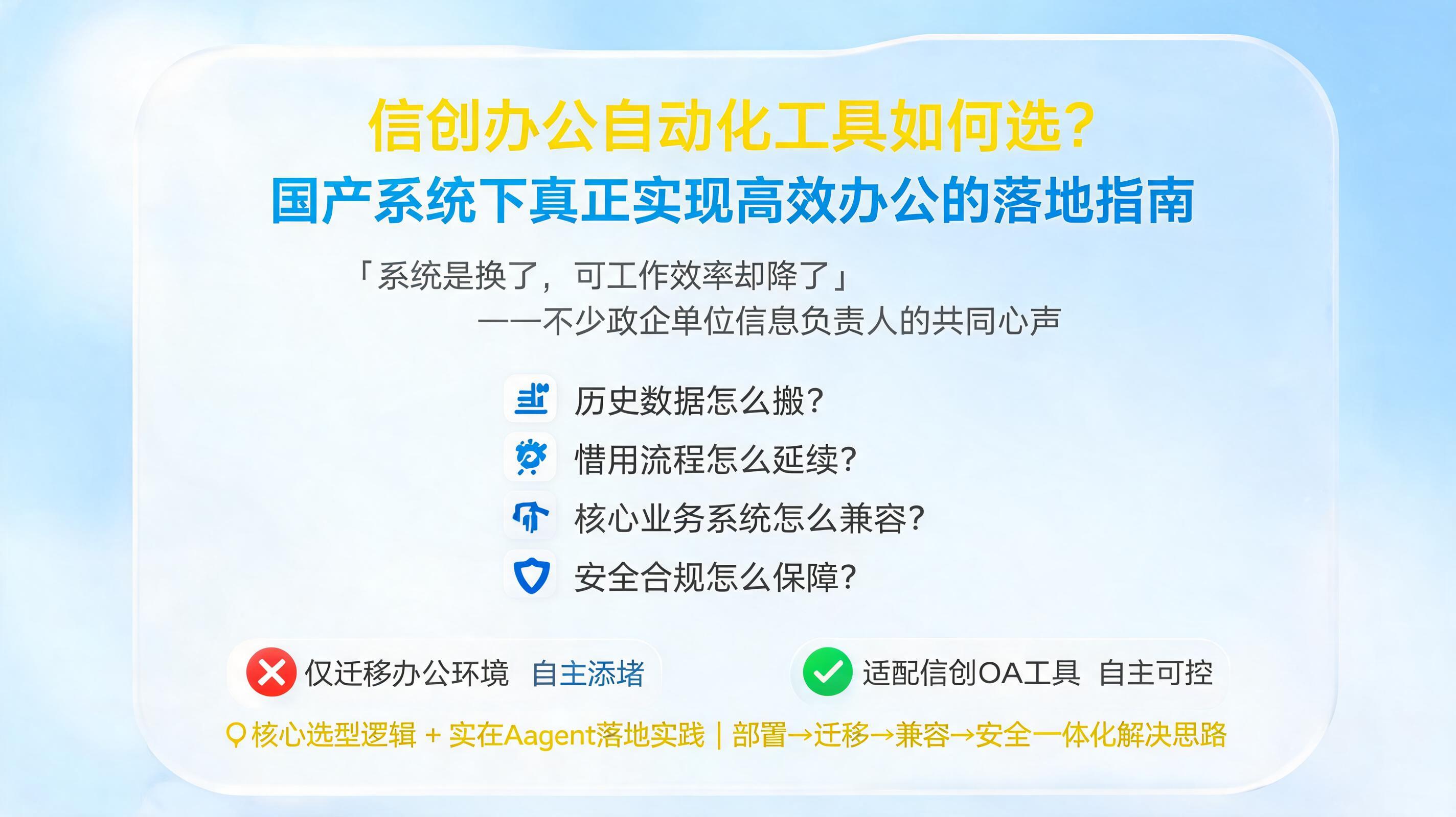 信创办公自动化工具如何选？国产系统下真正实现高效办公的落地指南_图1