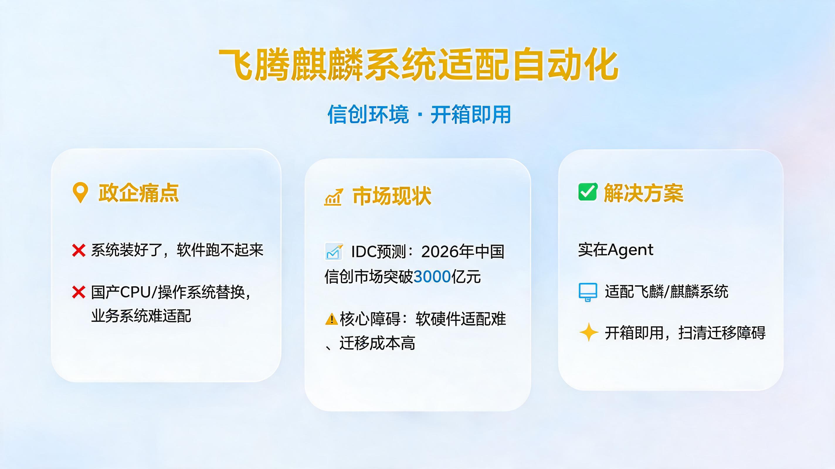 飞腾麒麟系统适配自动化，信创环境开箱即用_图1