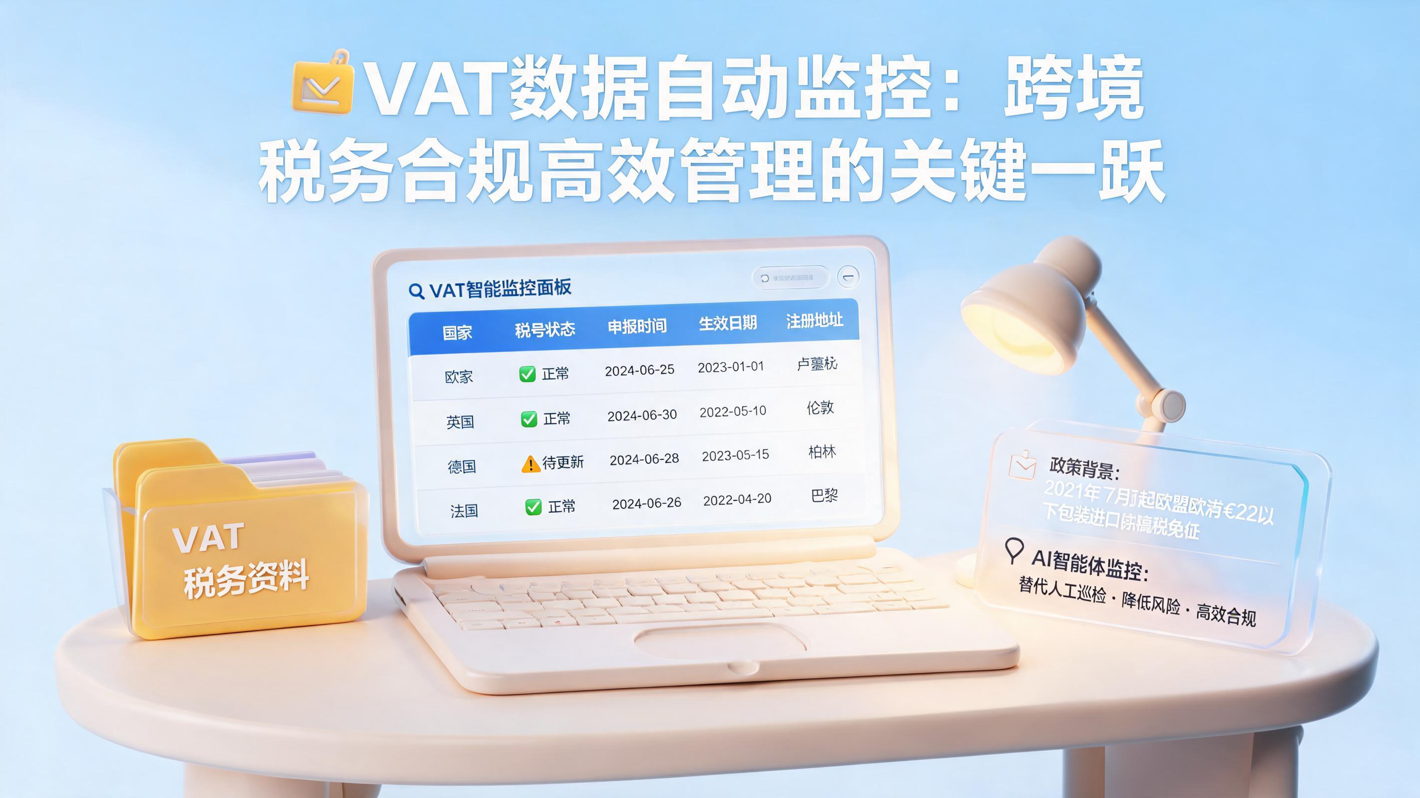 VAT数据自动监控：跨境税务合规高效管理的关键一跃_图1