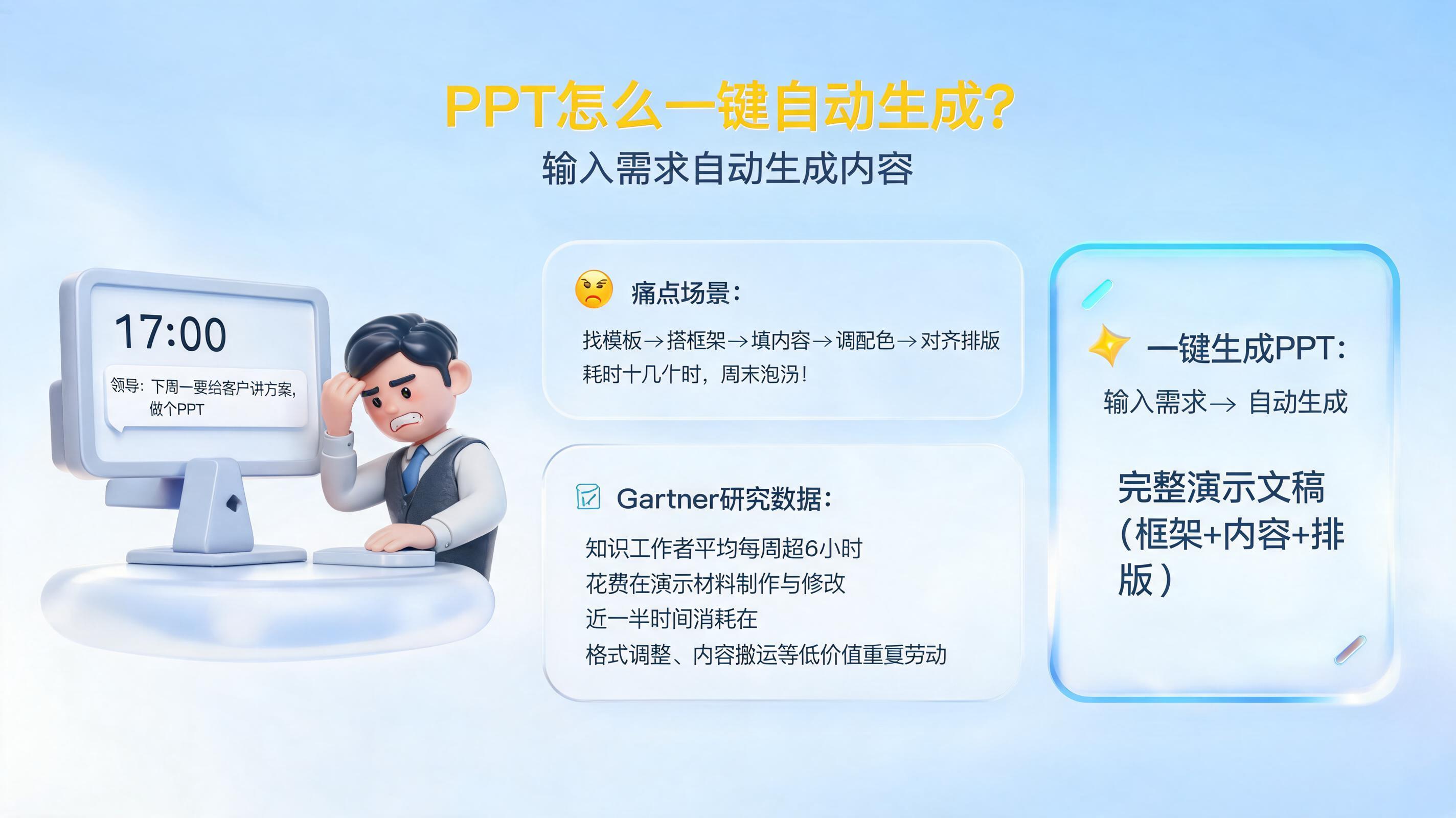 PPT怎么一键自动生成？输入需求自动生成内容_图1