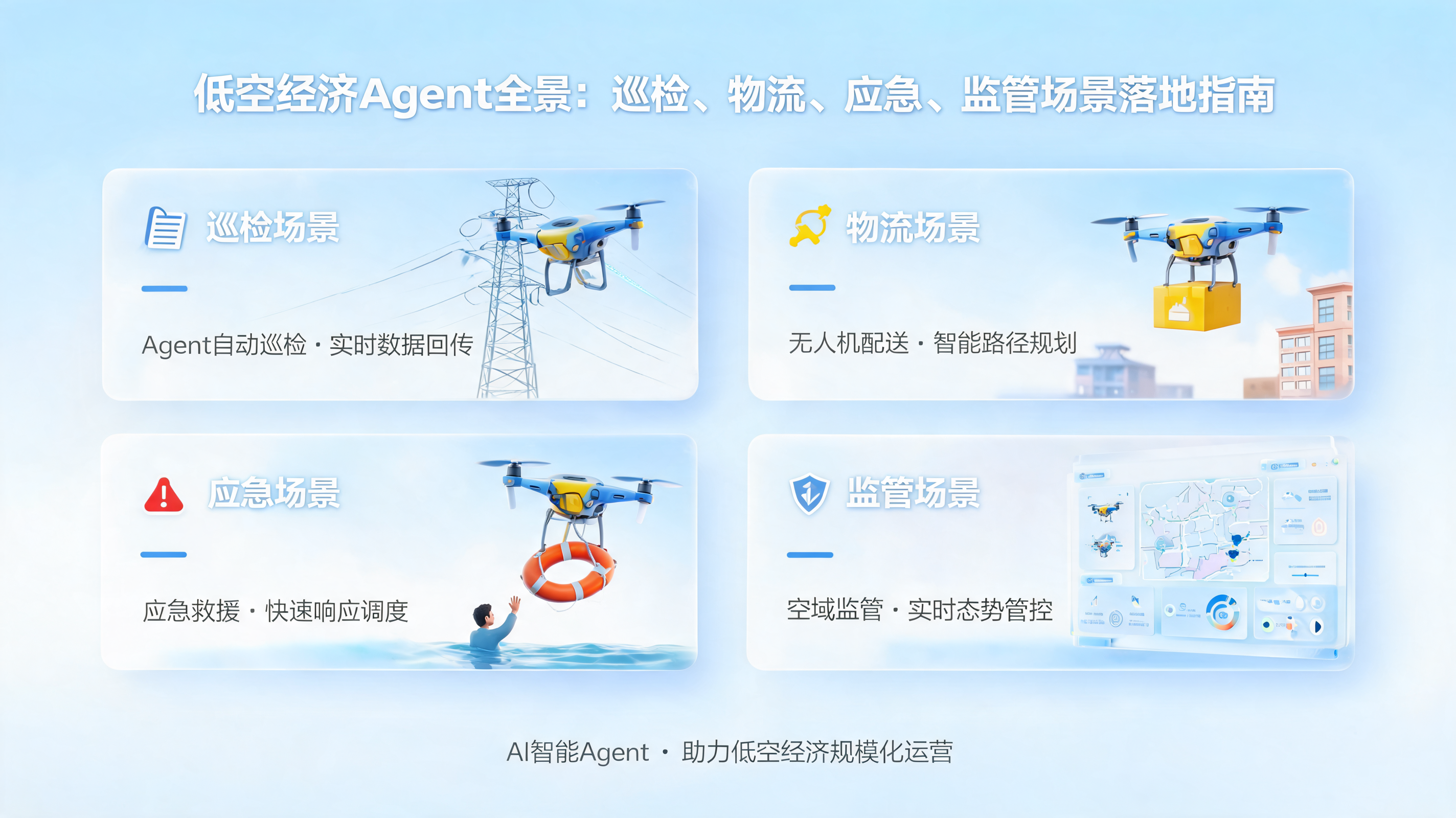 低空经济Agent全景：巡检、物流、应急、监管场景落地指南_图1