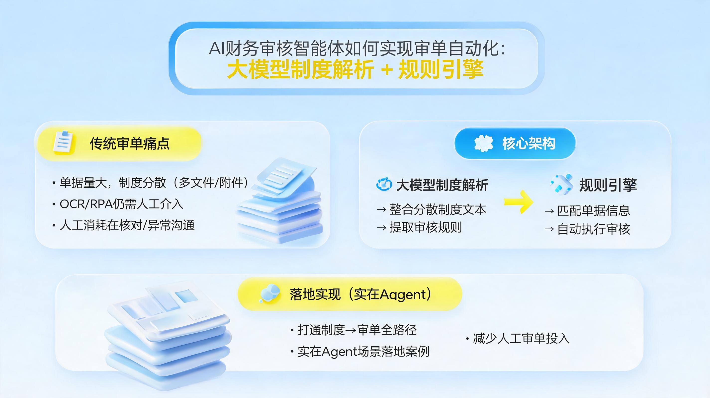 AI财务审核智能体如何实现审单自动化：大模型制度解析+规则引擎