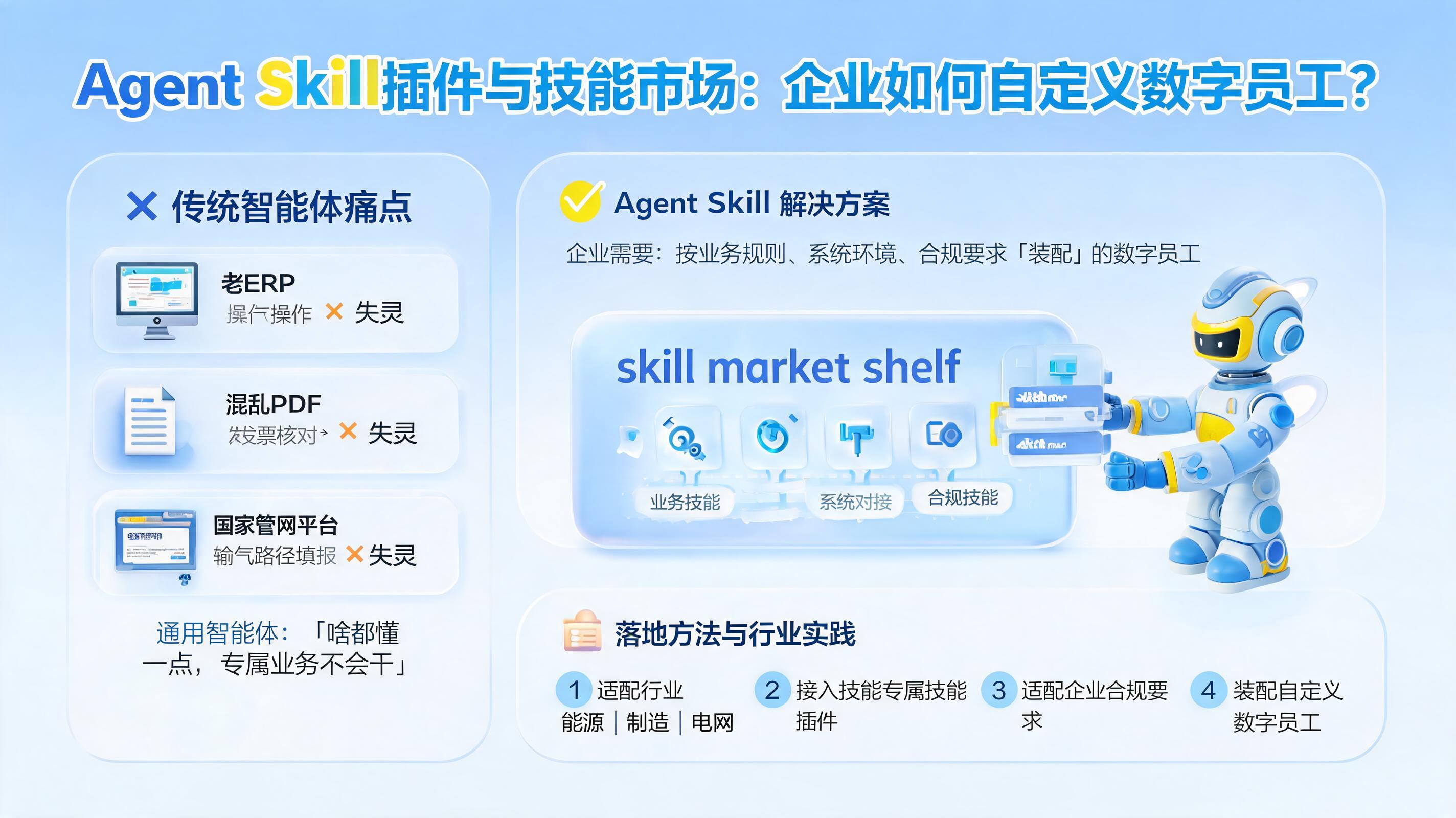 Agent Skill插件与技能市场：企业如何自定义数字员工？_图1