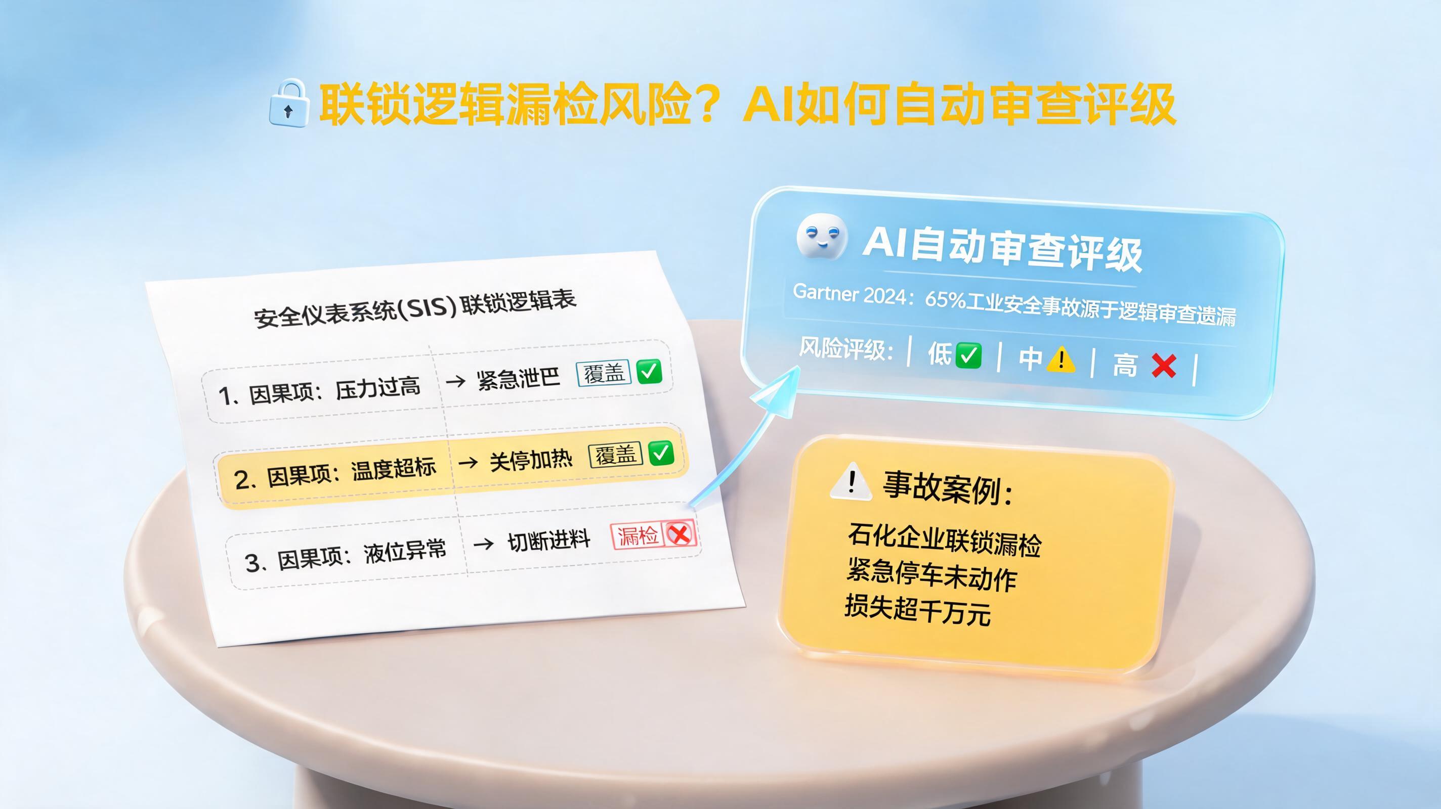 联锁逻辑漏检风险？AI如何自动审查评级_图1
