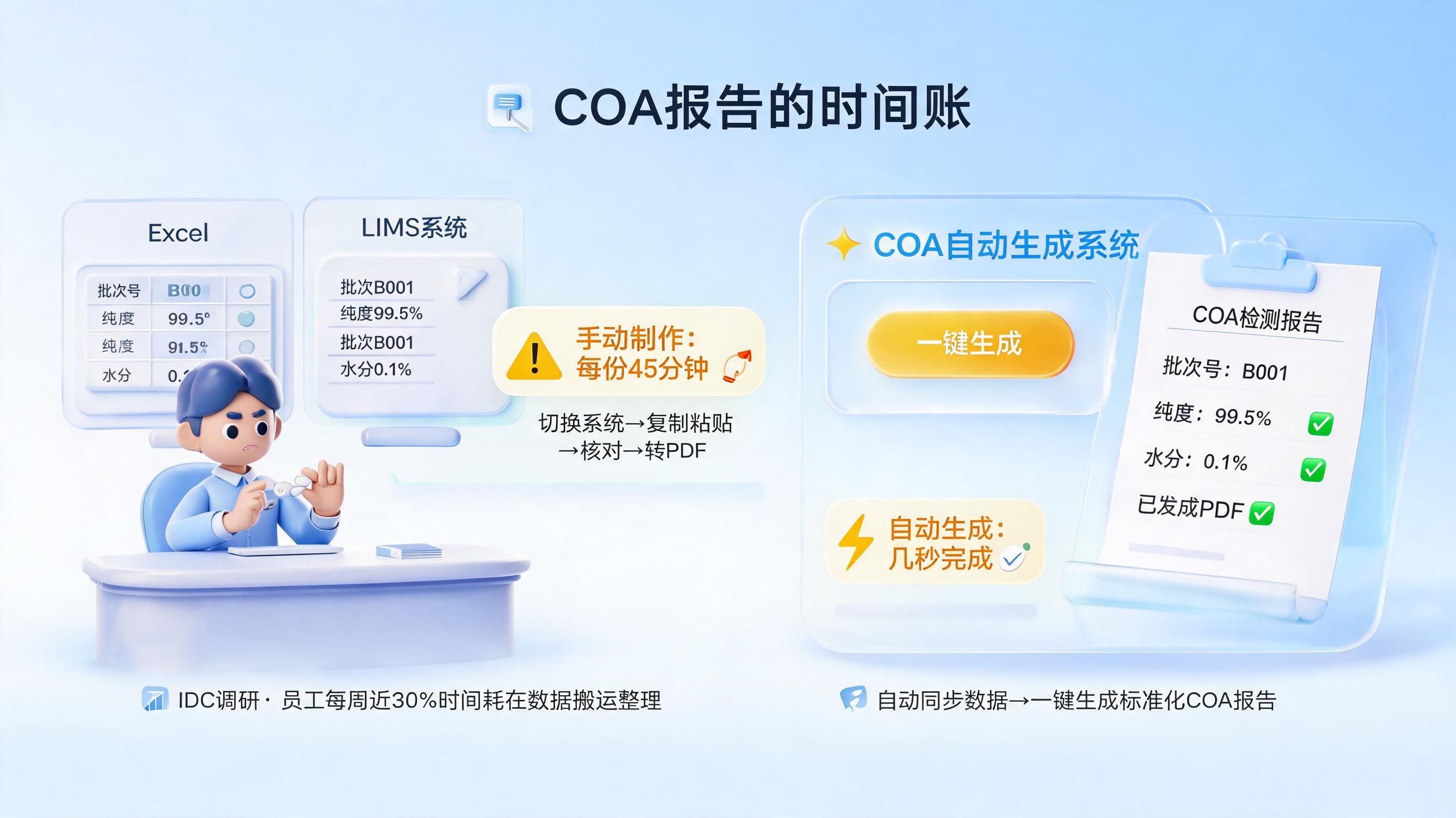 COA报告45分钟一份？自动生成怎么做_图1