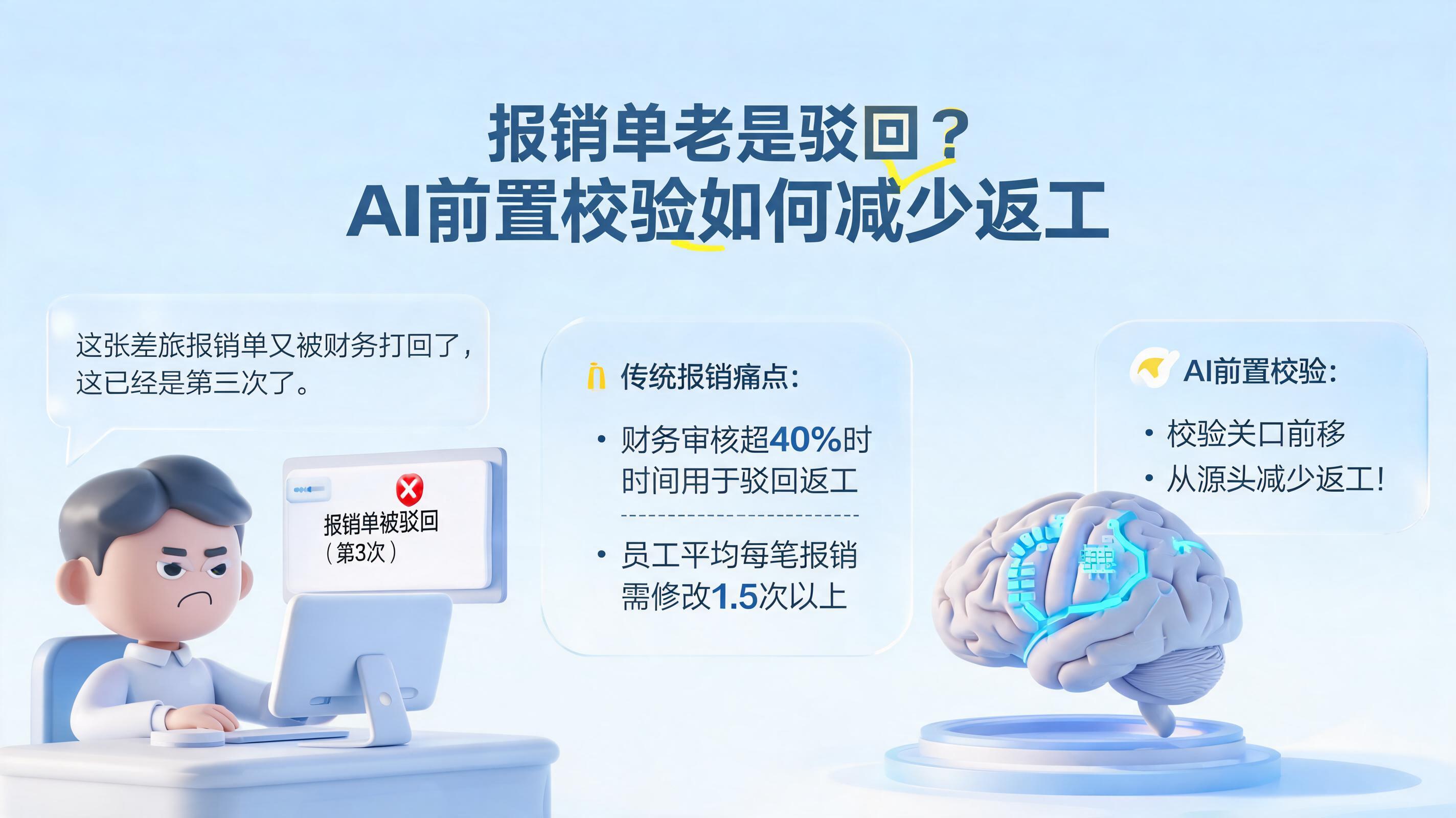 报销单老是驳回?AI前置校验如何减少返工