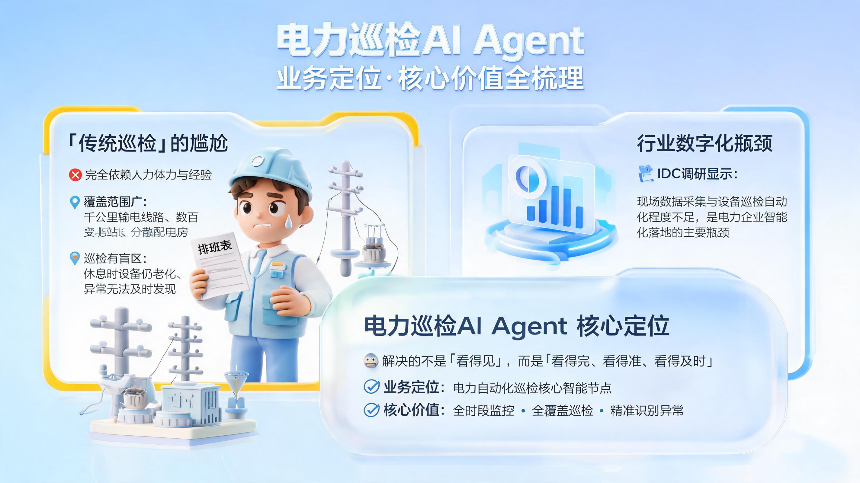 电力巡检 AI Agent 的业务定位是什么?核心价值与角色全梳理