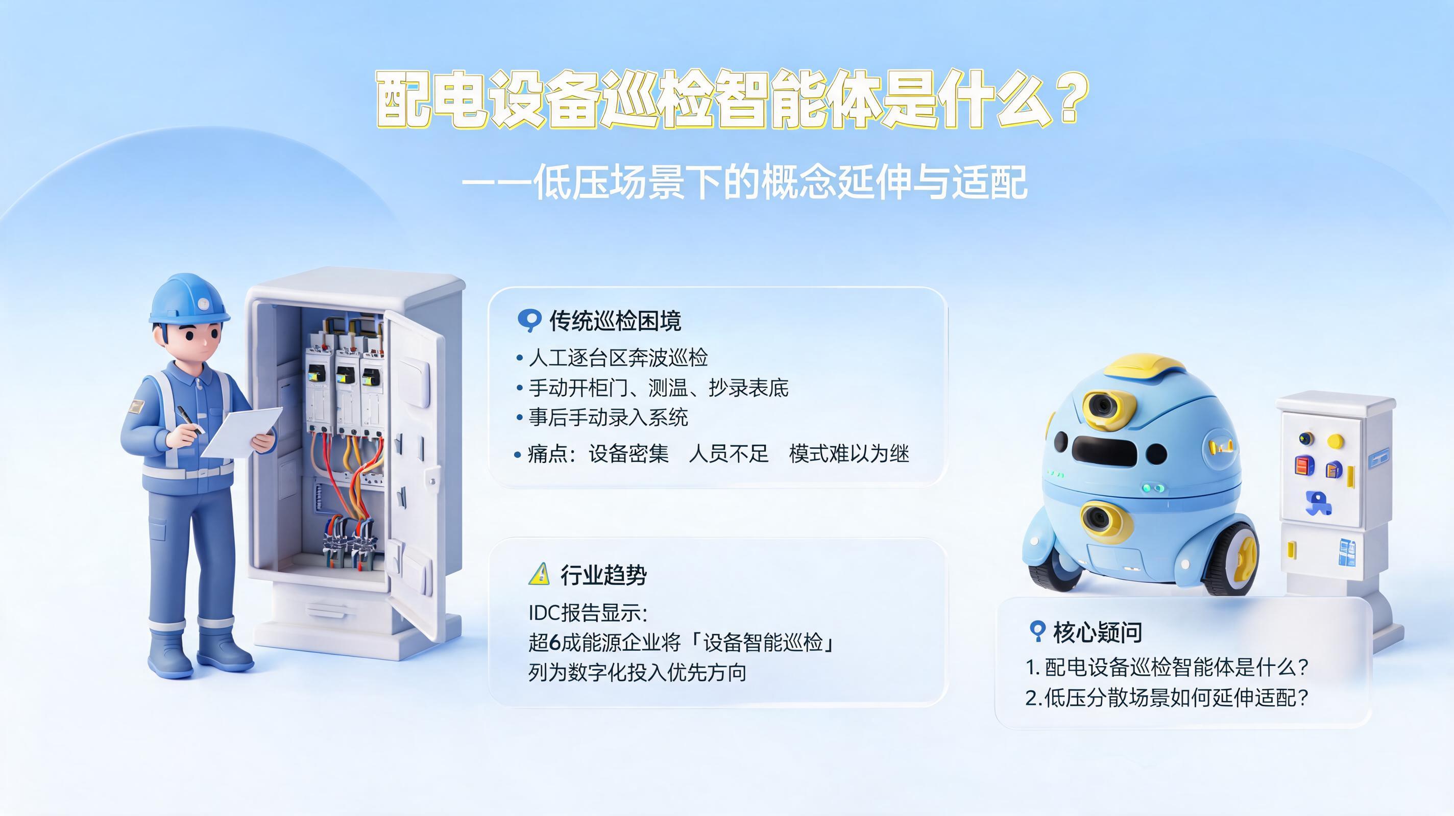 配电设备巡检智能体是什么?低压场景下的概念延伸与适配