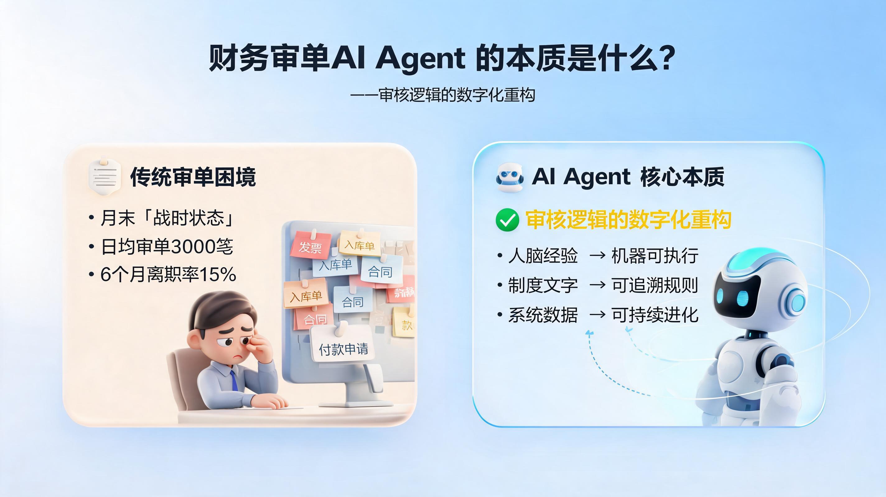 财务审单 AI Agent 的本质是什么?审核逻辑的数字化重构