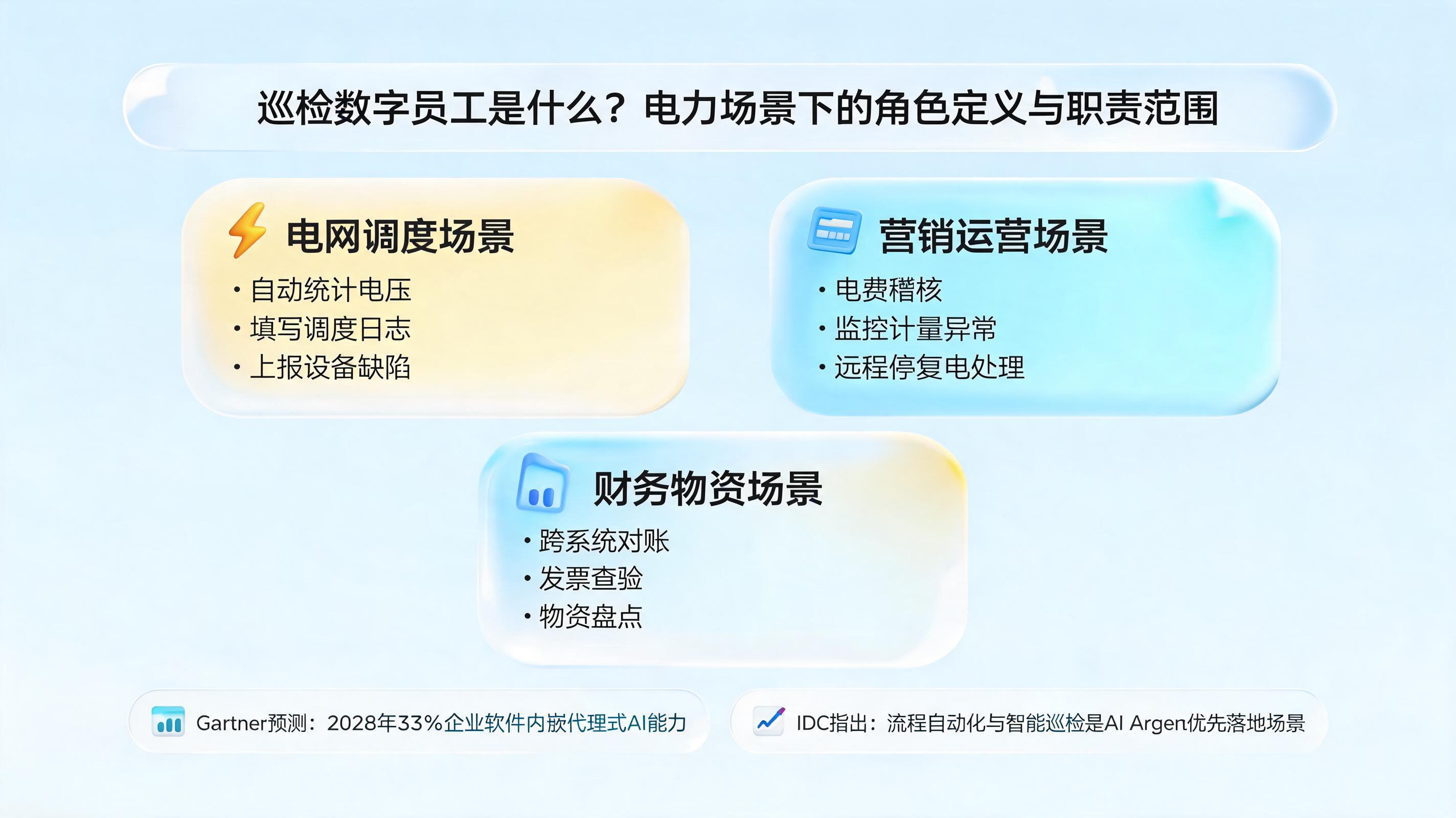 巡检数字员工是什么?电力场景下的角色定义与职责范围