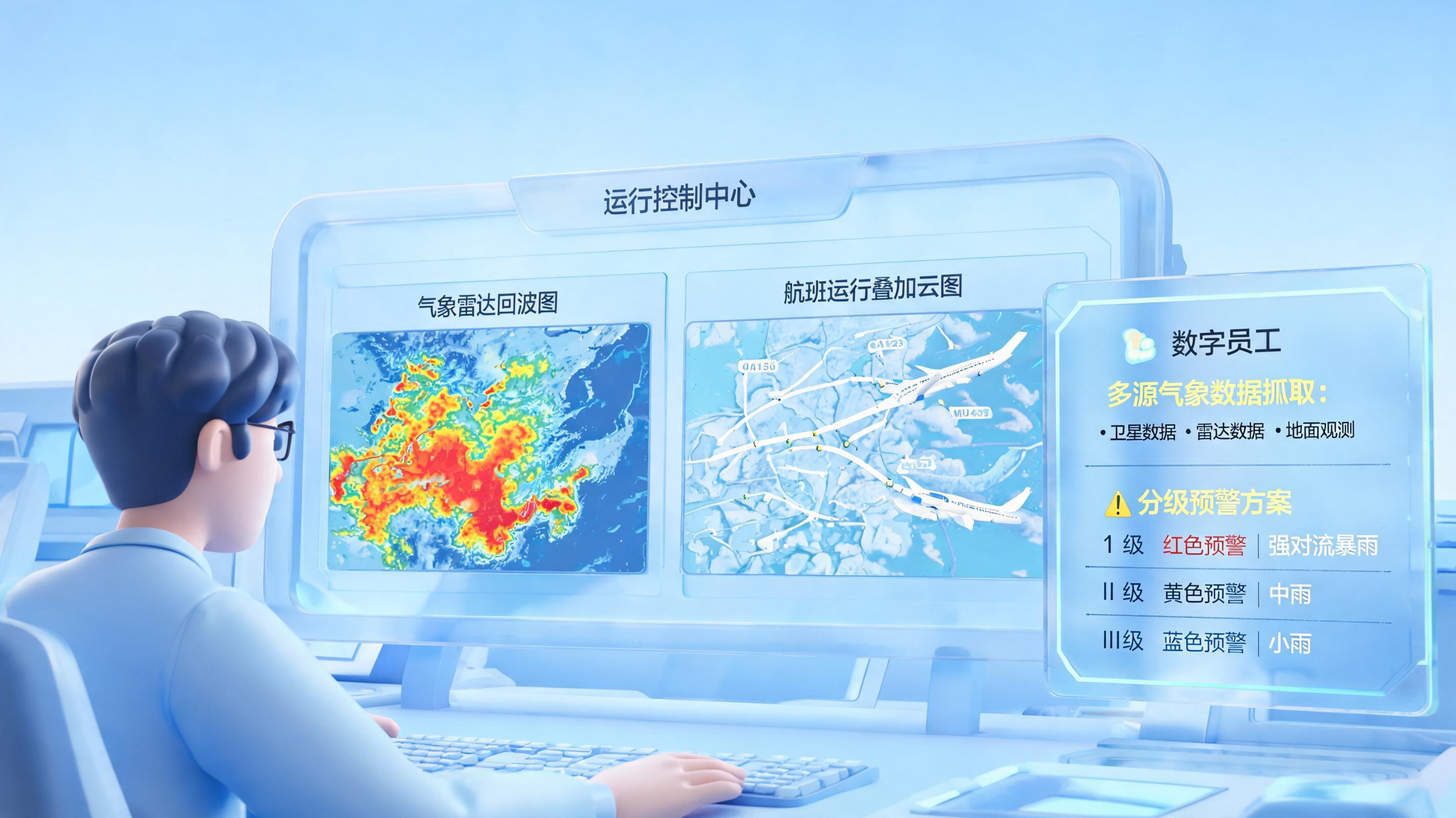 实在Agent在航空行业的应用场景：从气象预警到机组排班的数字员工实践_图1