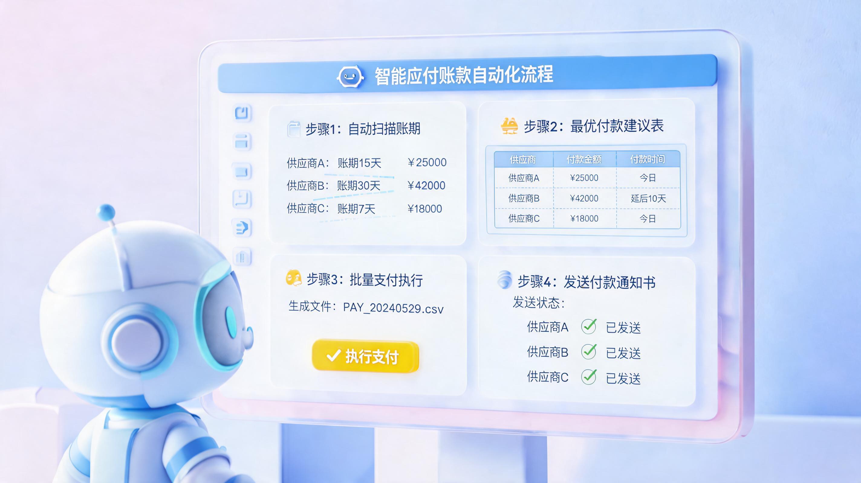 财务智能付款排程用实在Agent怎么做？从账期扫描到自动付款的自动化落地指南_图1