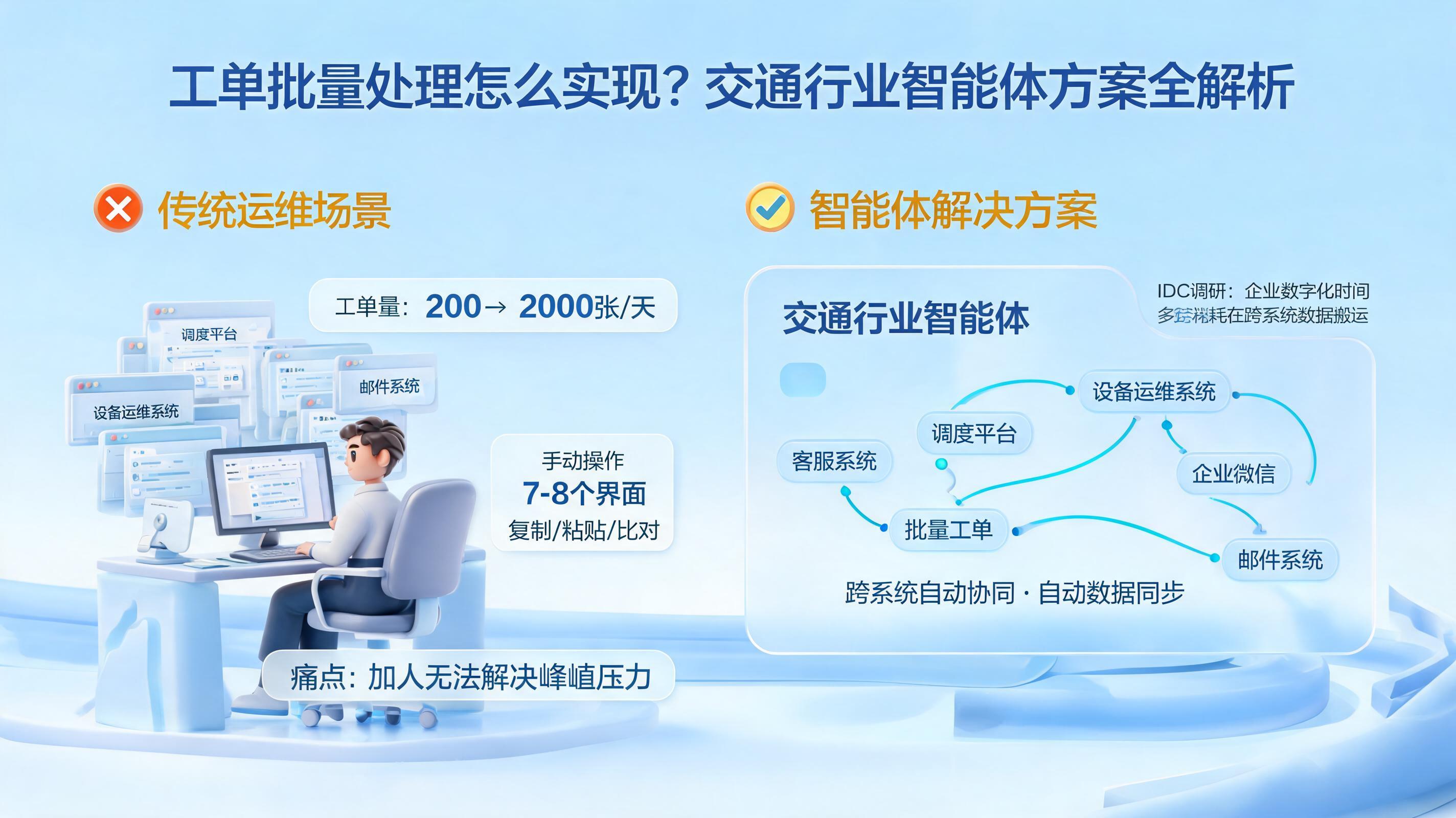 工单批量处理怎么实现？交通行业智能体方案全解析_图1