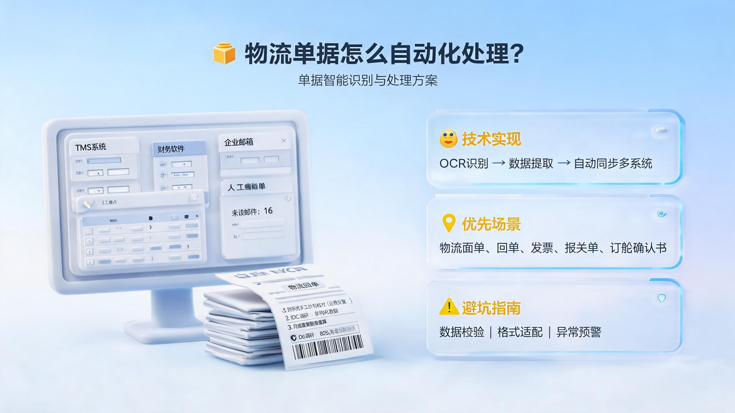 物流单据怎么自动化处理？单据智能识别与处理方案_图1