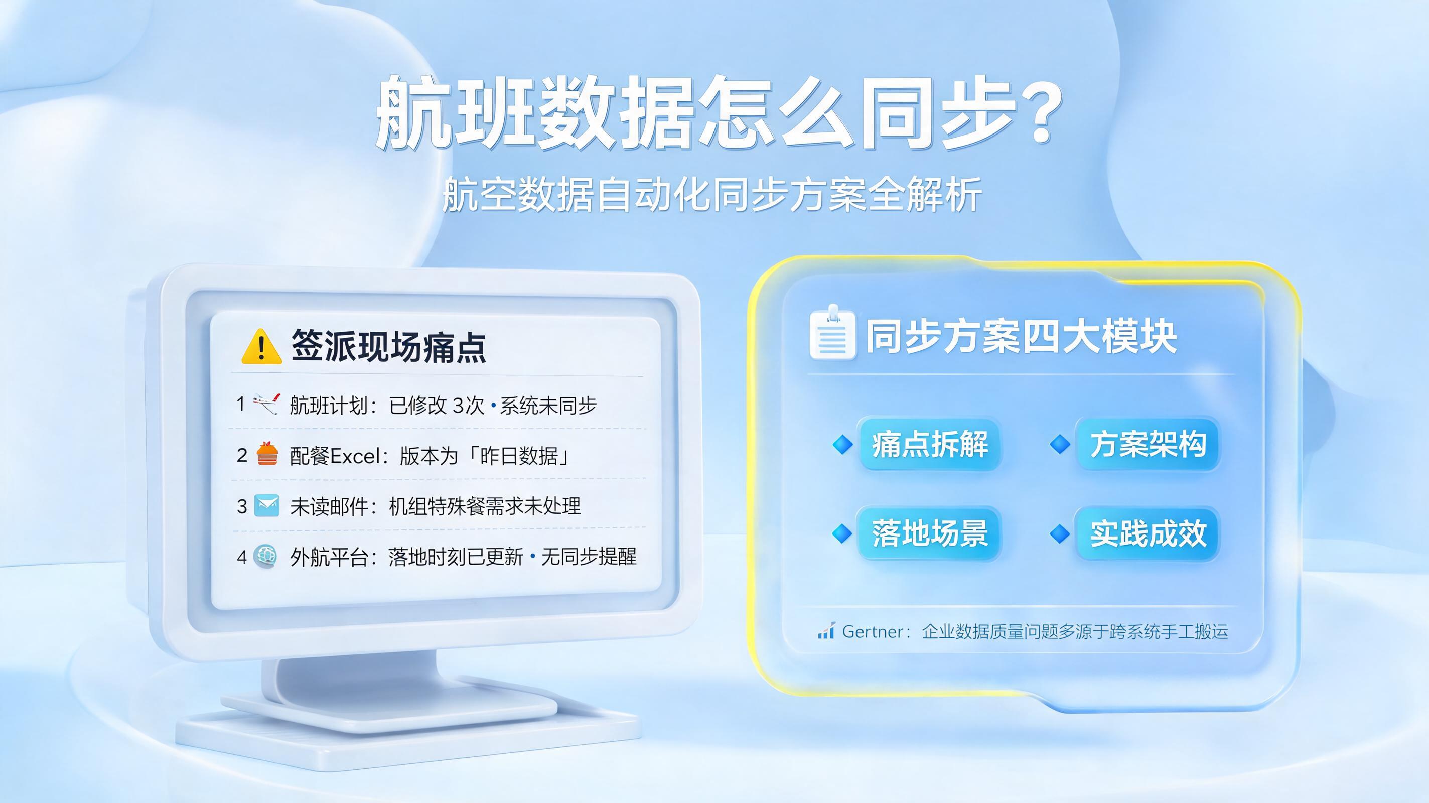 航班数据怎么同步？航空数据自动化同步方案全解析
