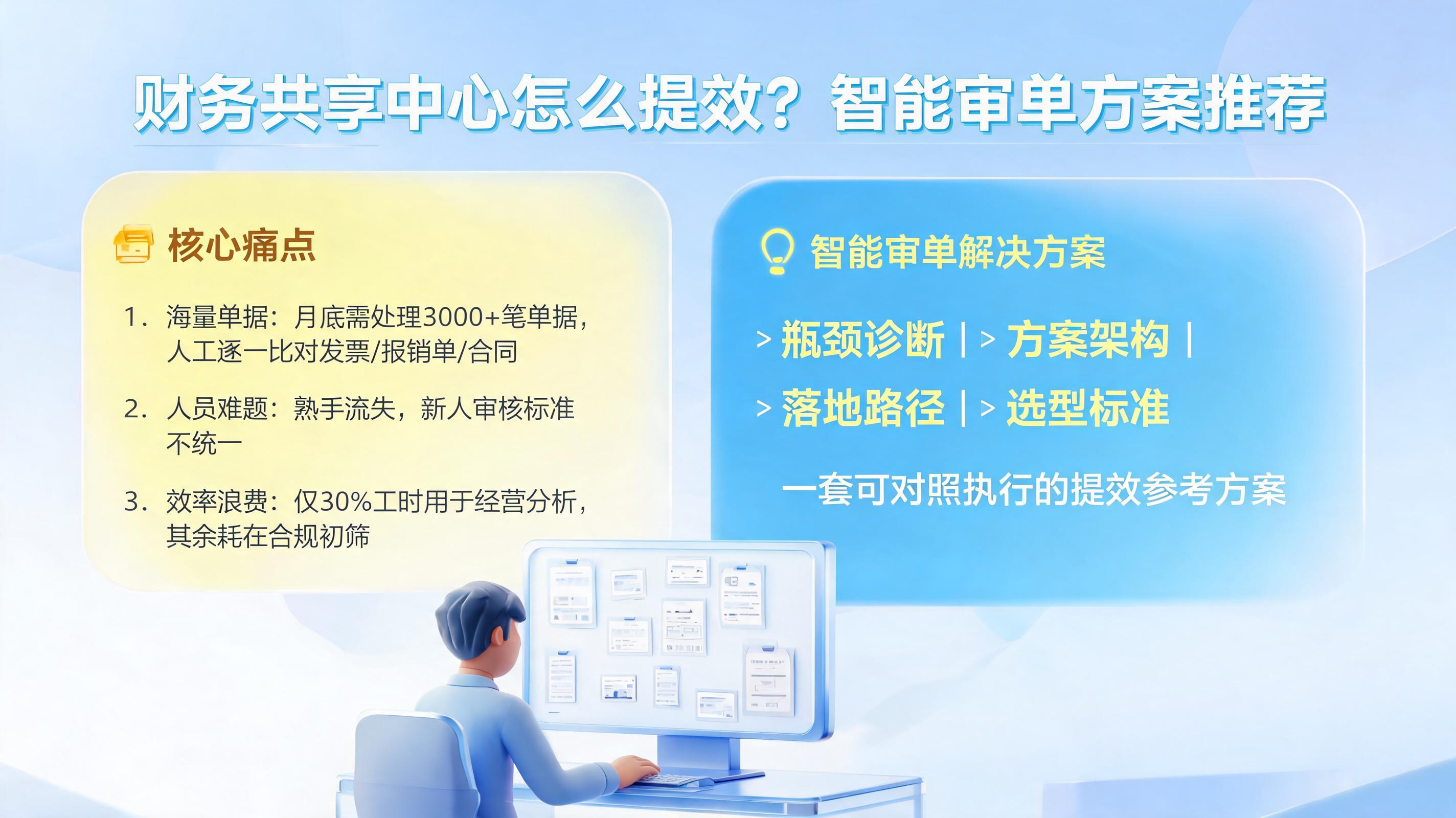 财务共享中心怎么提效?智能审单方案推荐